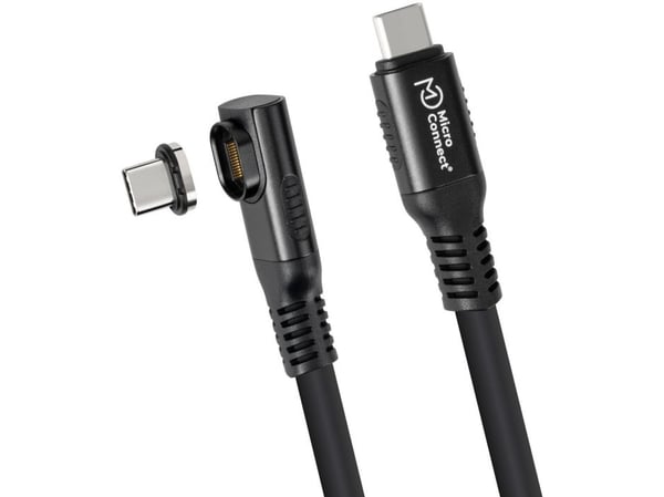 MicroConnect Premium vinklat USB4-kabel
