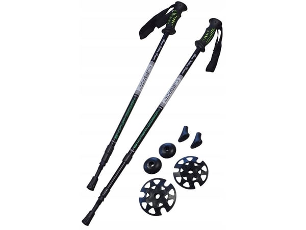 Ferrino nordic walking-staver KUBISPORT 72-145 cm sammenleggbare Antishock