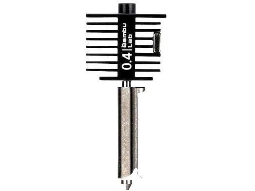 BambuLab hotend med härdad stålmunstycke för Bambu Lab A1-seriens skrivare - 0,4 mm