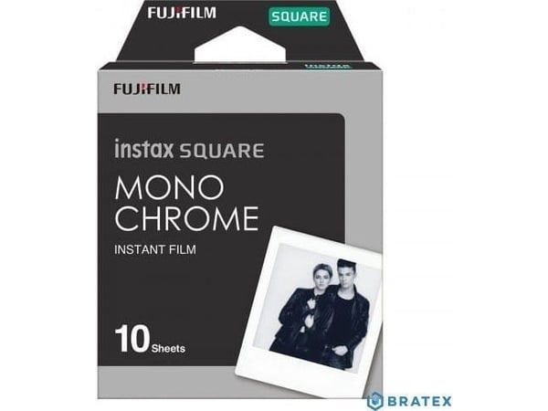 Fujifilm INSTAX SQUARE SQ10/SQ6/SQ1 MONOCHROME, 10 stykker