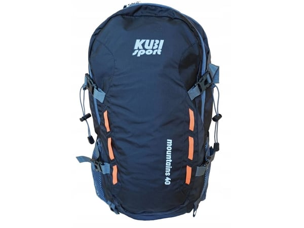 RG Camp sekk sport dame/herre stor svart KUBISPORT 40 L