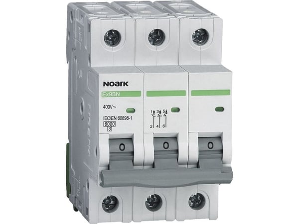 Noark NOARK Effektbryter 3P C 20A 6kA AC Ex9BN 100144