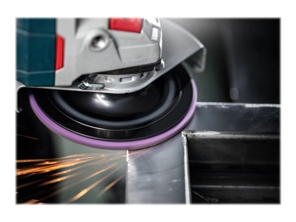 Bosch Expert HD SCM N477 - Poleringsfleece - for rustfritt stål, ikke-jernholdig metall, stålplater, maling på tre - rund - kornstørrelse: medium -...