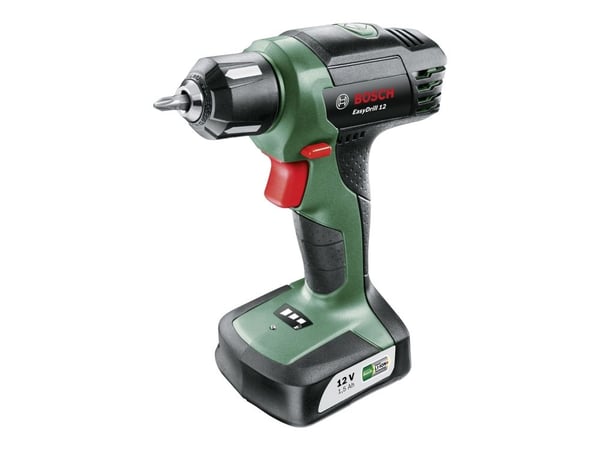 Bosch EasyDrill 12 - Drill/driver - trådløs - nøkkelfri borhylse - 15 N·m - 12 V