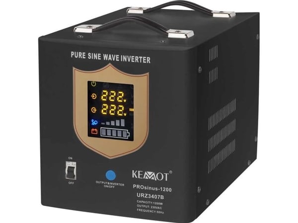 Avbrottsfri strömförsörjning 1200W 12V/230Vac KEMOT PROsinus-1200