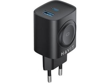 Havit 6939119081065, Innendørs, Trådløs lading, Sort