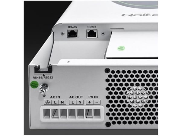 Qoltec Hybrid Off-Grid Solar Inverter 6200W | 120A | 48V | MPPT | BMS | Sinus | Wi-Fi-vaihtoehto | Tehokerroin 1.0 | Power Factor 1.0