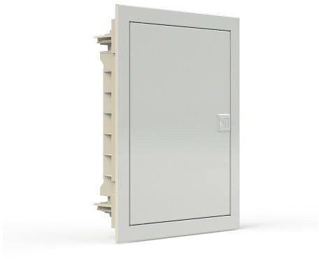Noark plast installationskapsling med metalluckor, infälld, IP40, 1 rad, 12 moduler Noark PMF 12 107101