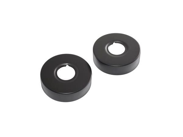 Vægroset ø72mm x 20mm 2stk matsort