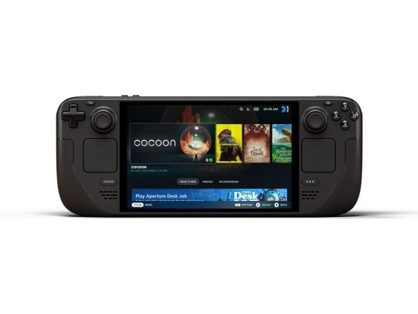 Valve Steam Deck bærbar spilkonsol 18,8 cm (7.4") 512 GB Berøringsskærm Wi-Fi Sort