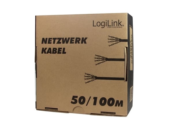 LogiLink - Bulkkabel - 100 m - UTP - CAT 5e - solid