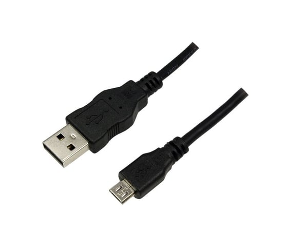 LogiLink - USB-kabel - USB (hann) til Micro-USB type B (hann) - USB 2.0 - 1.8 m - svart