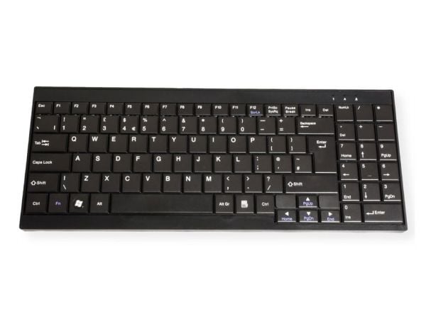 19" LCD KVM-konsoll, 48 cm (19") TFT, VGA, USB+ PS/2, CH