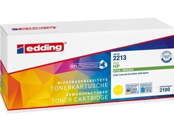edding EDD-2213 keltainen väriaine korvaa HP 415A (W2032A) (18-2213)