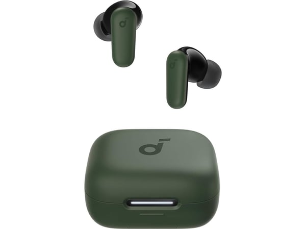 Soundcore P30i - True wireless-hodetelefoner med mikrofon - i øret - Bluetooth - aktiv støydemping - grønn