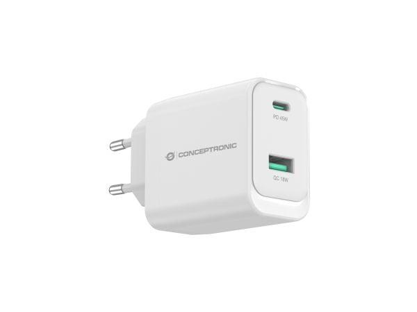 Conceptronic ALTHEA20W45, Sisätila, AC, 20 V, Valkoinen