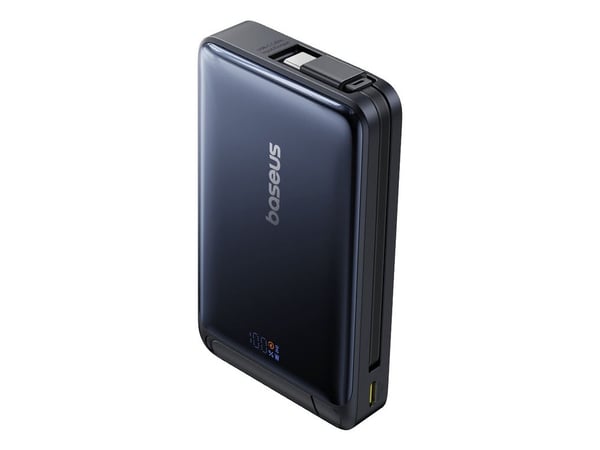 Baseus Nomos, 10000 mAh, Trådløs lading, 45 W, Sort