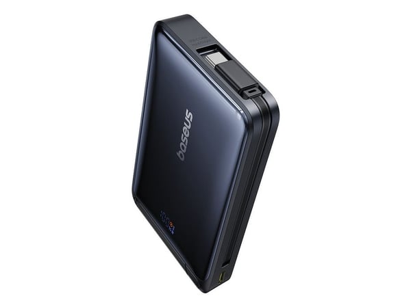 Baseus Nomos, 10000 mAh, Langaton lataaminen, 45 W, musta