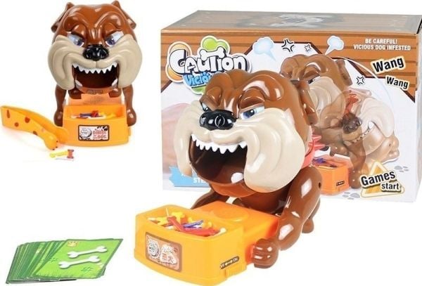 LeanToys Paha koira akkuleikki bulldoggi ruskea LEAN Lelut LEAN Lelut