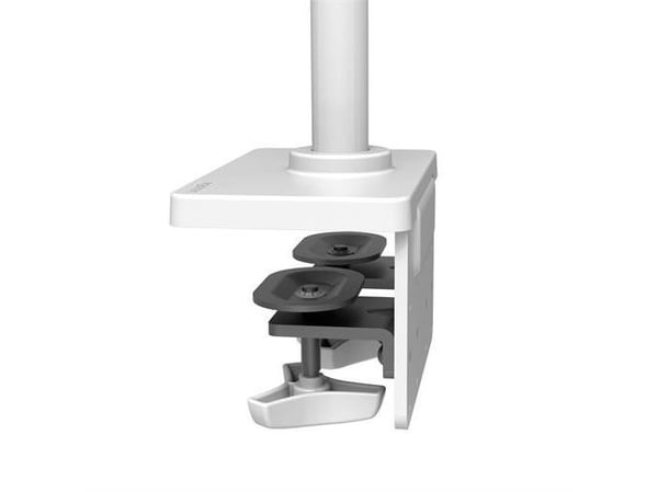 Ergotron LX Pro - Monteringssett (stor base, 2 x 2-delte skrivebordsklemmer) - konverteringssett - stål, aluminium - hvit - for P/N: 45-683-290, 45...