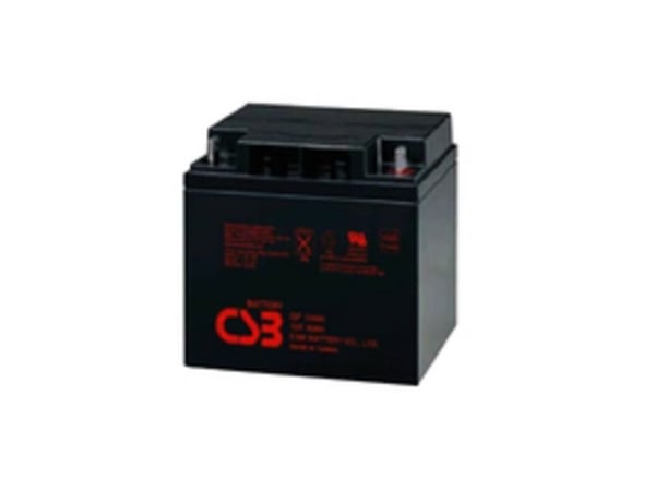 CSB Battery GP 12400 standby UPS blybatteri 12 V 40 Ah blyfleece 197 x 171 x 165 mm M5 skruanslutning underhållsfritt låg självurladdning