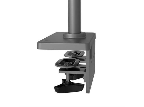 Ergotron LX Pro - Monteringssett (stor base, 12"-stang, stangkrave, 2 x 2-delte skrivebordsklemmer) - konverteringssett - stål, aluminium - mørk grå