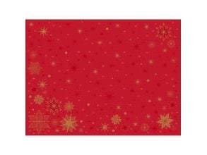 Dækkeserviet Bio Dunicel 30 x 40 cm Stargazing Red,100 stk/pk