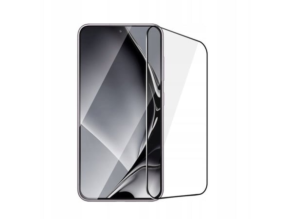 Herdet glass med metallramme til Samsung Galaxy S22 Plus / S23 Plus svart ramme