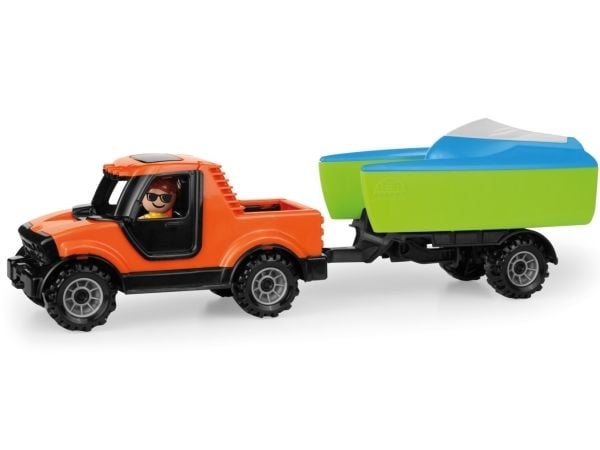 Lena 01633, Truck, 2 år, Metall, Flerfarget