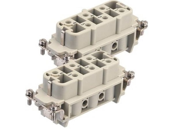HARTING 09310062711 tilkoblingsinnsats Han® HsB 6 + PE, skruer, 1 stk