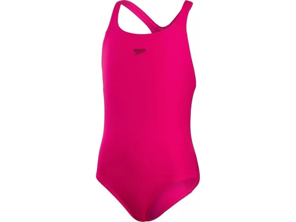 Speedo ECO END+ MEDALIST JF elektrisk rosa barnebadedrakt størrelse 15-16