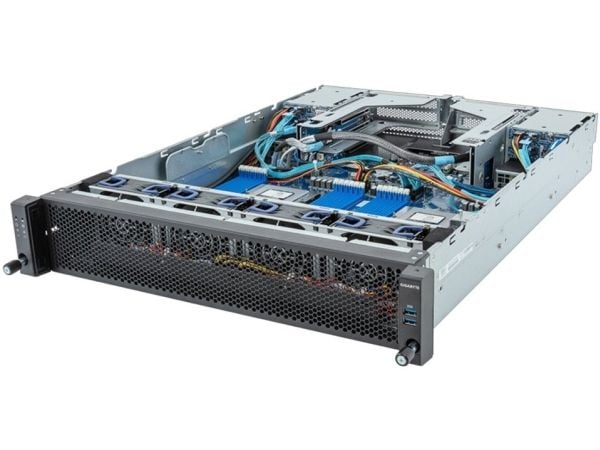 Gigabyte Barebone E283-Z90-ACD1 rev. 3.x 2U dubbla socklar SP5 (6NE283Z90DR000ACD1)