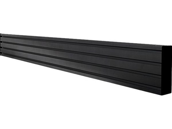 B-TECH System X BT8390 - Monteringskomponent (horizontal mounting rail) - for videovegg - aluminium - svart - veggmonterbar, stangmontering, søyle,...