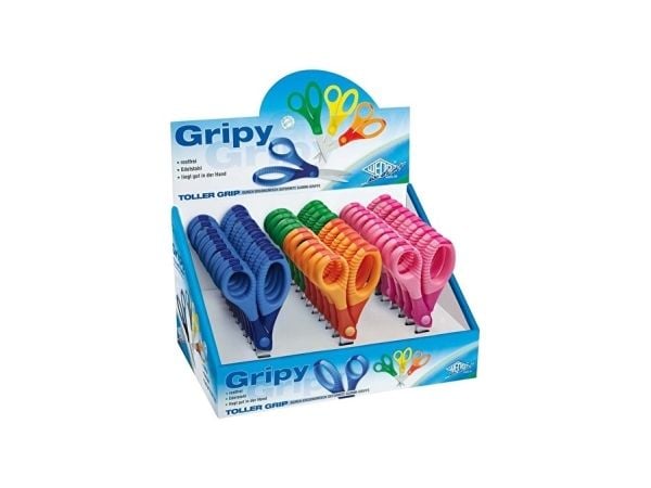 Wedo 77 357, Rett kutt, Sett, Flerfarget, Rustfritt stål, Rett håndgrep, Rettet Tupp