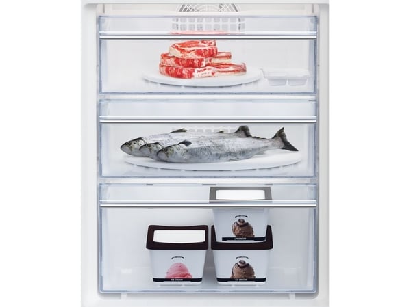 Beko BCNA306E5ZSN, 284 l, Ikke-frost (kjøleskap), SN-T, 32 dB, D, Fresh zone compartment