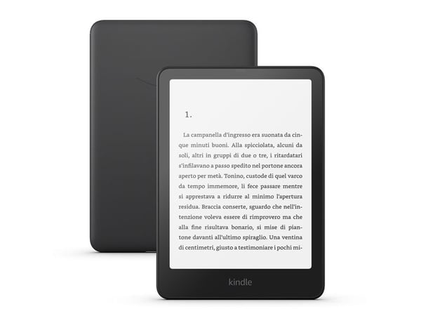 Amazon Kindle Paperwhite - 12:e generation - eBook-läsare - 16 GB - 7" monokrom Paperwhite - pekskärm - Bluetooth, Wi-Fi - svart - annonser stöds p...