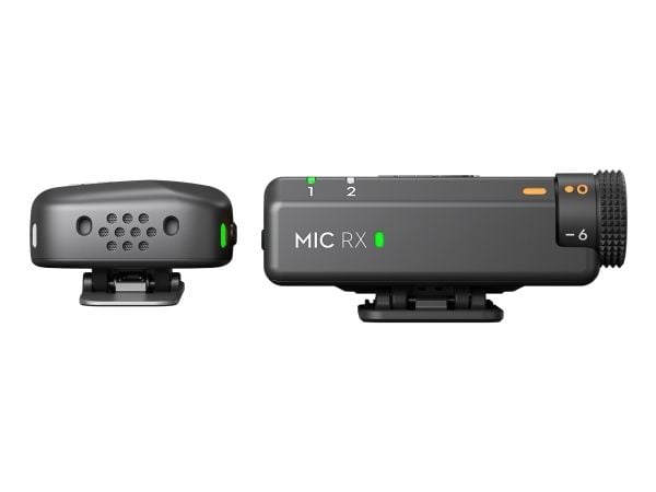 DJI Mic Mini - Sändare och mottagare mikrofonsystem - svart