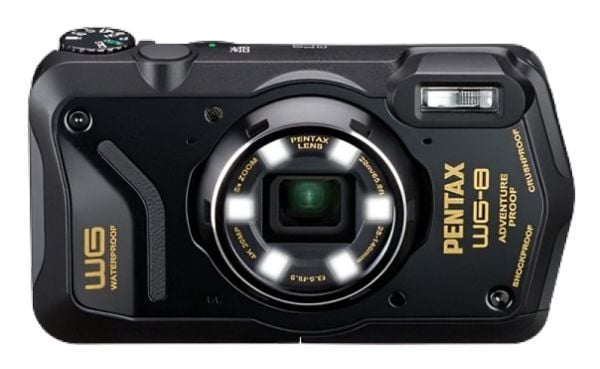 Pentax WG-8, 20 MP, 1/2,3", CMOS, 5x, 4K Ultra HD, Sort