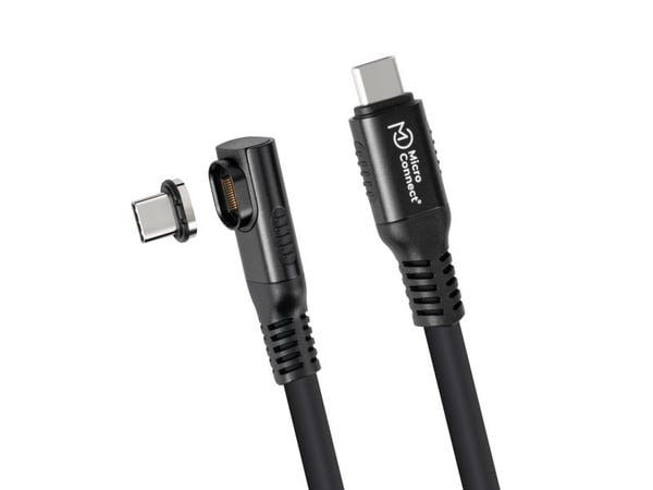 Premium Angled USB4 nestemäinen silikoninen magneettikaapeli,