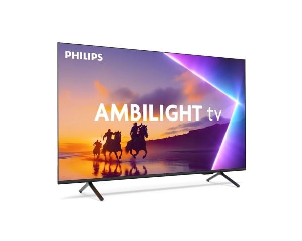 Philips 55PUS8550 - 55" Diagonalklasse LED-bakgrunnsbelyst LCD TV - QLED - Smart TV - TITAN OS - 4K UHD (2160p) 3840 x 2160 - HDR - matt svart