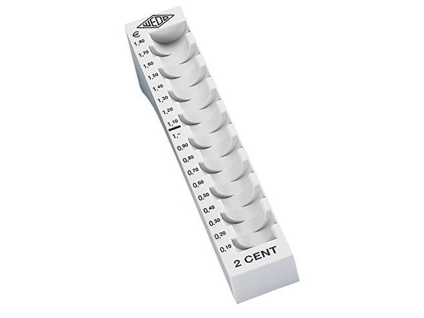 WEDO 2 CENT - myntrom - lys grå - for P/N: 160 790037