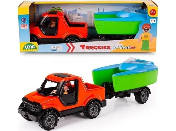 Lena 01633, Truck, 2 år, Metall, Flerfarget