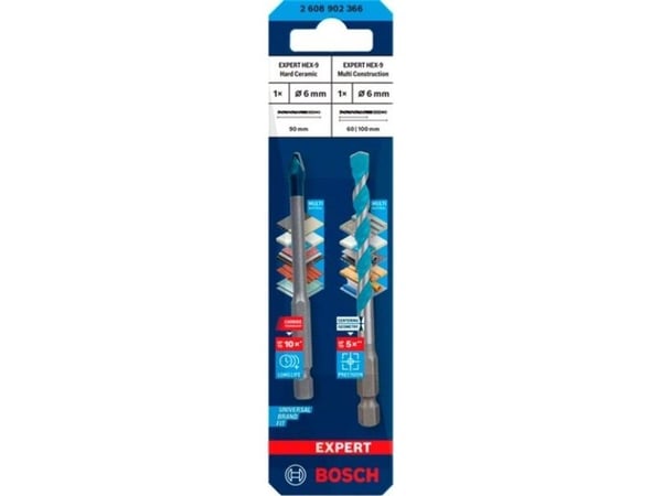 Bosch BORSÆT HEX CERAMIC OG MULTI 6MM