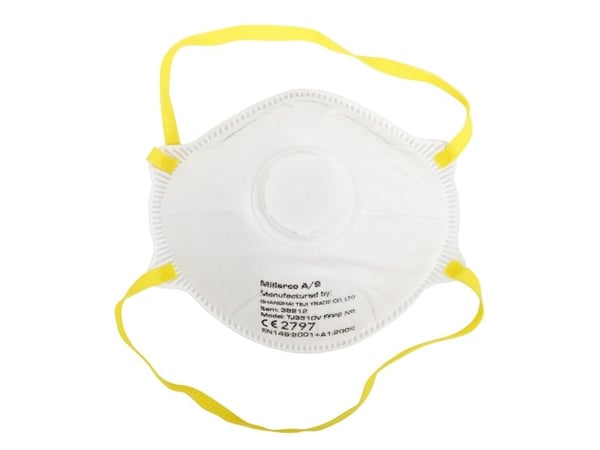 Work it by millarco® FFP2 støvmaske med ventil 2-pak
