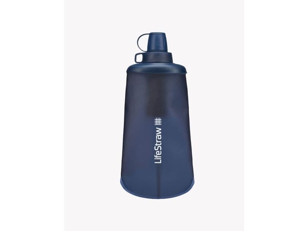 LifeStraw Collapsible Squeeze Bottle, 650 ml, Daglig användning, Blå, Plast, Vuxen, Man / Kvinna
