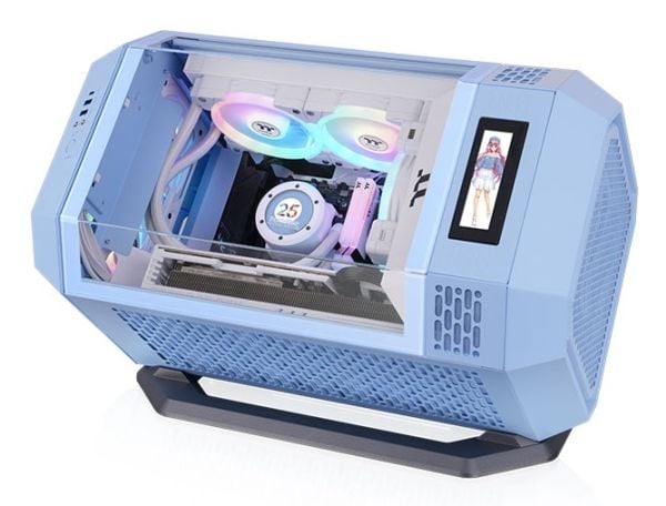 Thermaltake AC-078-ONFNAN-A1, Mini Tower, Tårn-til-rack-konversjonssett, Sort, Blå, The Tower 250, 145 mm, 266 mm