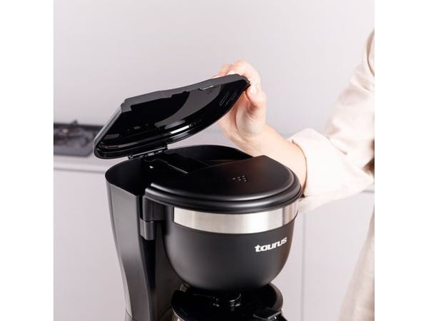 Taurus VERONA 6, Suodatinkahvinkeitin, 0,6 L, Jauhettu kahvi, 600 W, musta, Ruostumaton teräs