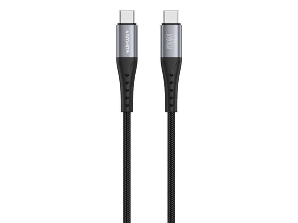 4smarts 541454, 1,5 m, USB C, USB C, 0,48 Gbit/s, Sort