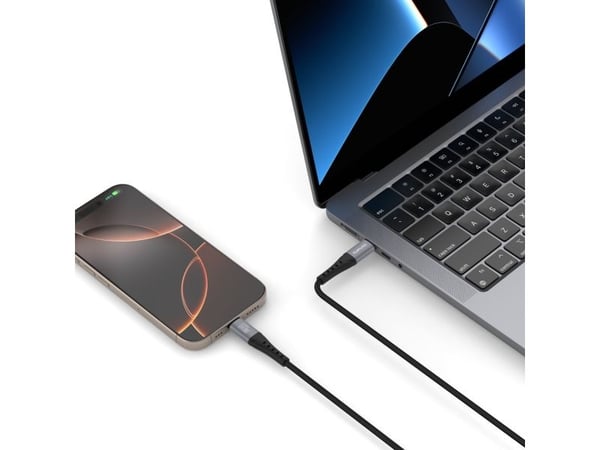 4smarts 541454, 1,5 m, USB C, USB C, 0,48 Gbit/s, Sort