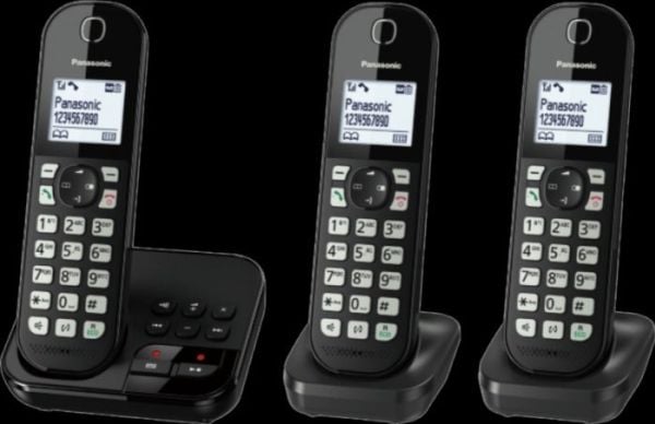 Panasonic KX-TGC463GB trådlös telefon svart